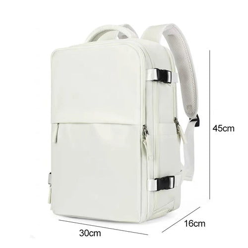 Large Travel Bag Multifunctional Backpack Women Waterproof USB
