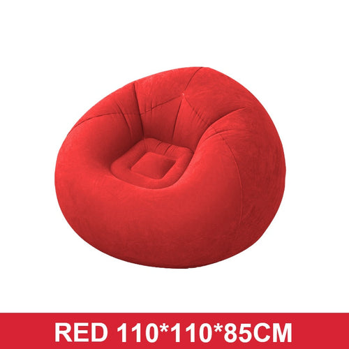 Large Lazy Inflatable Sofa Chairs PVC Lounger Seat Bean Bag Sofas Pouf