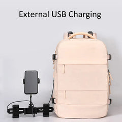 Extendable Large Travel Backpack Women Men Luggage Pack Carry On