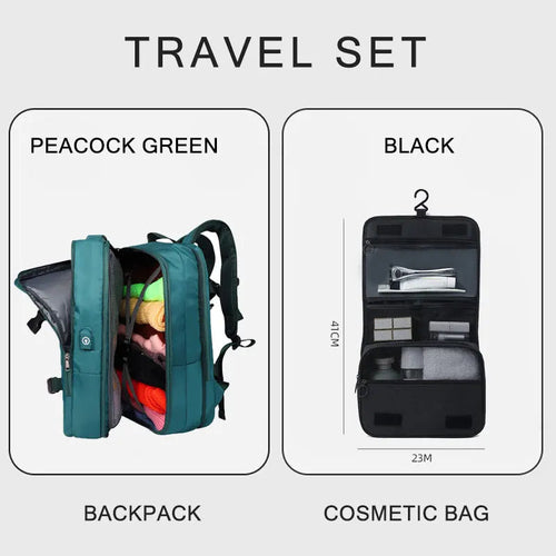 Extendible Travel Backpack Unisex Laptop Bag Women Large Luggage Bags