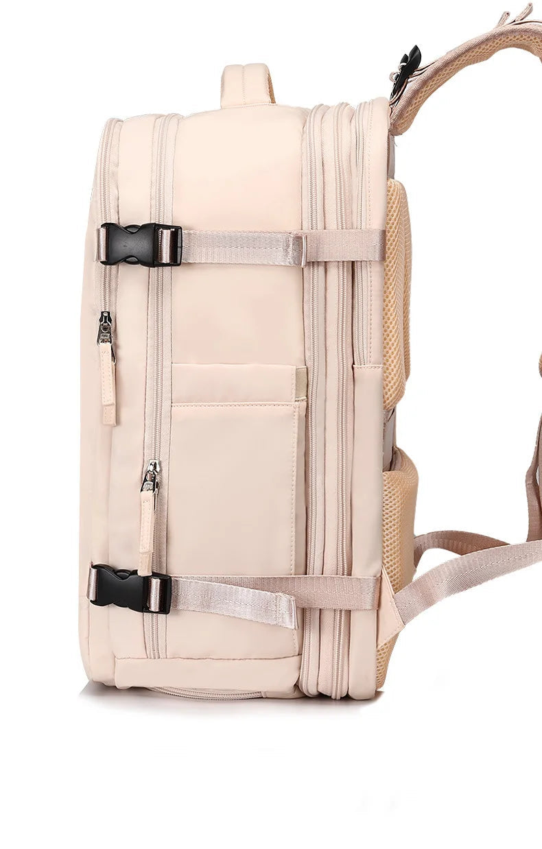 Extendable Large Travel Backpack Women Men Luggage Pack Carry On