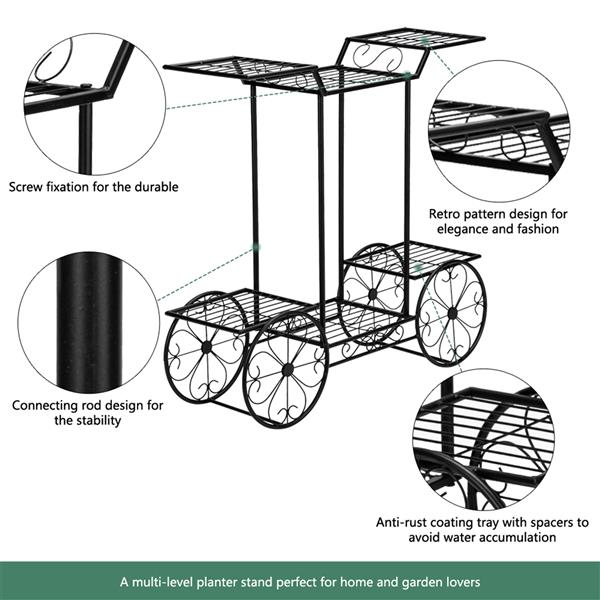 Plant Stand for Indoor and Outdoor Flower Pot Shelf